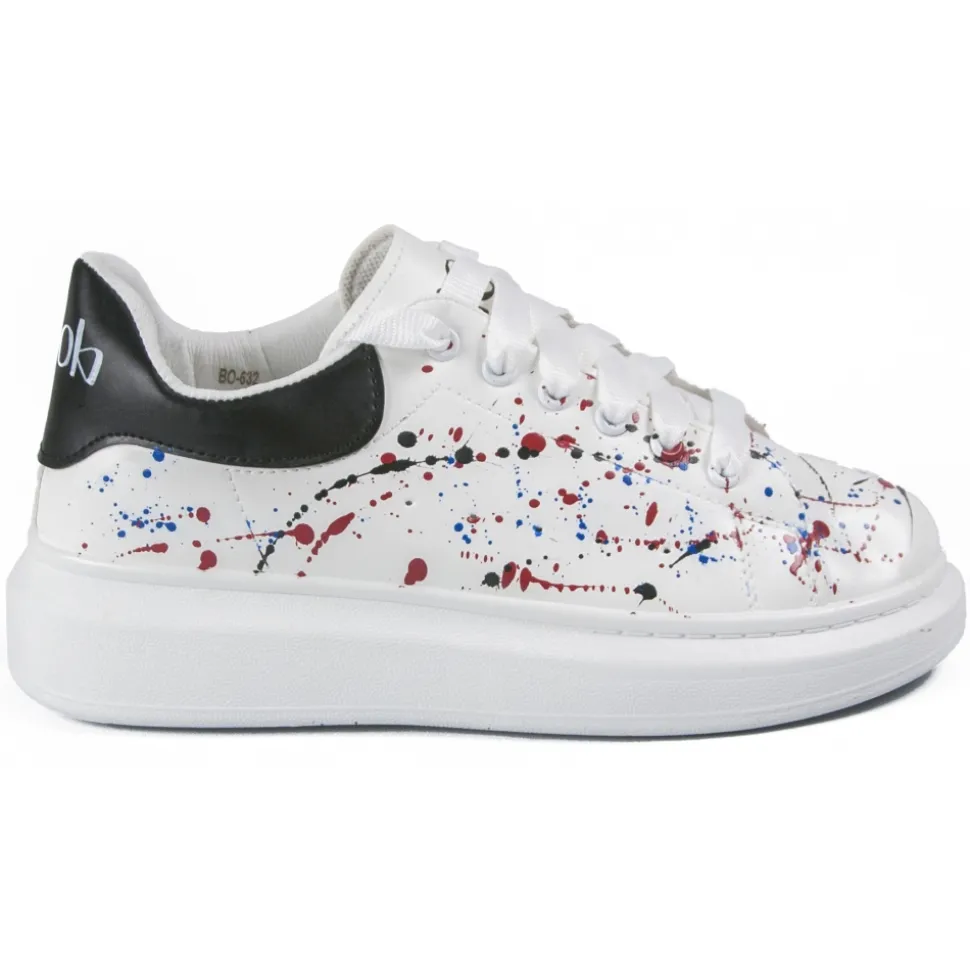 Snob Sneakers - True Colors By Veronica Moon - Sneakers - White Leather - Handmade in Italy - Luxury Exclusive Collection - Avvenice
