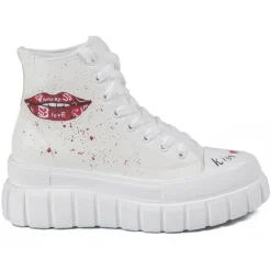 Snob Sneakers - Your Kiss Is On My List By Veronica Moon- Handmade in Italy - Luxury Exclusive Collection - Avvenice