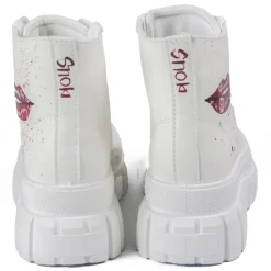 Snob Sneakers - Your Kiss Is On My List By Veronica Moon- Handmade in Italy - Luxury Exclusive Collection - Avvenice