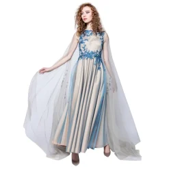 Sofia Provera - Azzurra - Dress - Luxury Exclusive Collection - Haute Couture Made in Italy - Luxury High Quality Dress - Avvenice