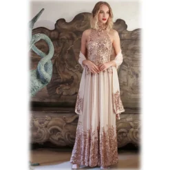 Sofia Provera - Dilana - Stole - Luxury Exclusive Collection - Haute Couture Made in Italy - Luxury High Quality Dress - Avvenice