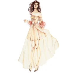 Sofia Provera - Fior d'Arancio - Dress - Luxury Exclusive Collection - Haute Couture Made in Italy - Luxury High Quality Dress - Avvenice