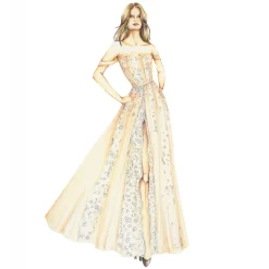 Sofia Provera - Nuvola - Dress - Luxury Exclusive Collection - Haute Couture Made in Italy - Luxury High Quality Dress - Avvenice