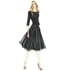 Sofia Provera - Onice Top - Dress - Luxury Exclusive Collection - Haute Couture Made in Italy - Luxury High Quality Dress - Avvenice