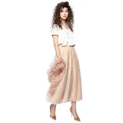 Sofia Provera - Perla Skirt - Dress - Luxury Exclusive Collection - Haute Couture Made in Italy - Luxury High Quality Dress - Avvenice