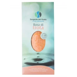 Sorgente del Gusto - Rose of Trout - Whole Fillet of Hot Smoked Salmon Trout - Spring Trout - Avvenice