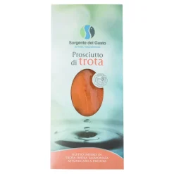 Sorgente del Gusto - Sliced Trout Ham - Whole Fillet of Cold Smoked Salmon Trout - Spring Trout - Avvenice