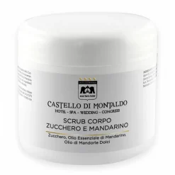 Spa Suite with Bubbles - Sugar and Mandarin Body Scrub - Professional Cosmetics - Avvenice