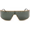 Stella McCartney - Green Gold Mask Sunglasses - Gold - Sunglasses - Stella McCartney Eyewear - Avvenice