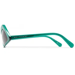 Stella McCartney - Green Rectangular Sunglasses - Green - Sunglasses - Stella McCartney Eyewear - Avvenice