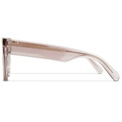 Stella McCartney - Havana Square Sunglasses with Logo - Beige Icy - Sunglasses - Stella McCartney Eyewear - Avvenice