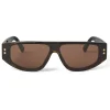 Stella McCartney - Havana Square Sunglasses - Havana - Sunglasses - Stella McCartney Eyewear - Avvenice