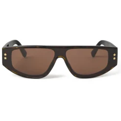 Stella McCartney - Havana Square Sunglasses - Havana - Sunglasses - Stella McCartney Eyewear - Avvenice