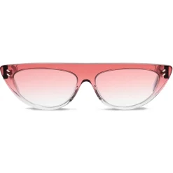 Stella McCartney - Shiny Transparent Round Sunglasses - Pink - Sunglasses - Stella McCartney Eyewear - Avvenice