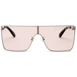 Stella McCartney - Square Silver Sunglasses - Silver Pink - Sunglasses - Stella McCartney Eyewear - Avvenice