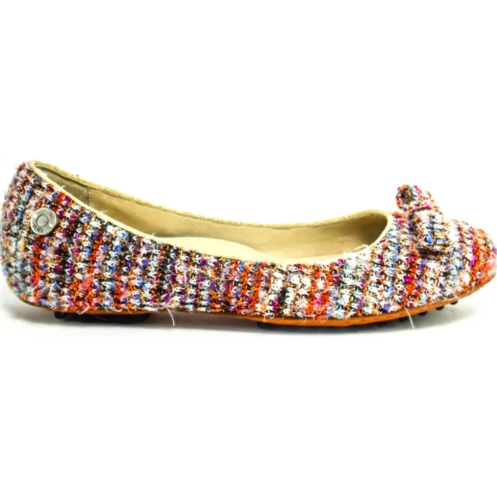 Suèi - Ballerina Multicolor with Car Shoes Sole - Handmade in Italy - Luxury Exclusive Collection - Avvenice