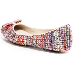 Suèi - Ballerina Multicolor with Car Shoes Sole - Handmade in Italy - Luxury Exclusive Collection - Avvenice