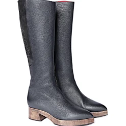 Suèi - Black Boots with Rhinestone Rooster - Black - Dark Brown - Handmade in Italy - Luxury Exclusive Collection - Avvenice