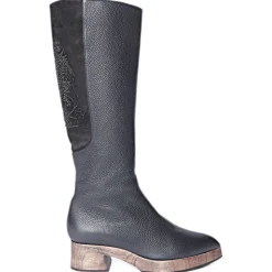 Suèi - Black Boots with Rhinestone Rooster - Black - Dark Brown - Handmade in Italy - Luxury Exclusive Collection - Avvenice