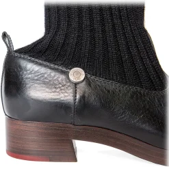 Suèi - Boots with Bootleg Cashemir Socks - Black - Dark Brown - Handmade in Italy - Luxury Exclusive Collection - Avvenice