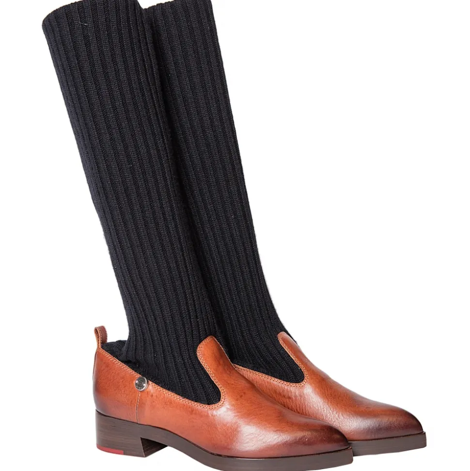Suèi - Boots with Bootleg Cashemir Socks - Black - Dark Brown - Handmade in Italy - Luxury Exclusive Collection - Avvenice