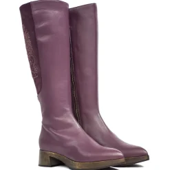 Suèi - Bordeaux Boots with Rhinestone Rooster - Bordeaux - Dark Brown - Handmade in Italy - Luxury Exclusive Collection - Avvenice