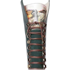 Suèi - High Lace-Ups Boots with Setters Art Printing - Handmade in Italy - Luxury Exclusive Collection - Avvenice