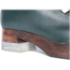 Suèi - High Lace-ups Boots with Setters Art Printing - Handmade in Italy - Luxury Exclusion Collection - Avvenice