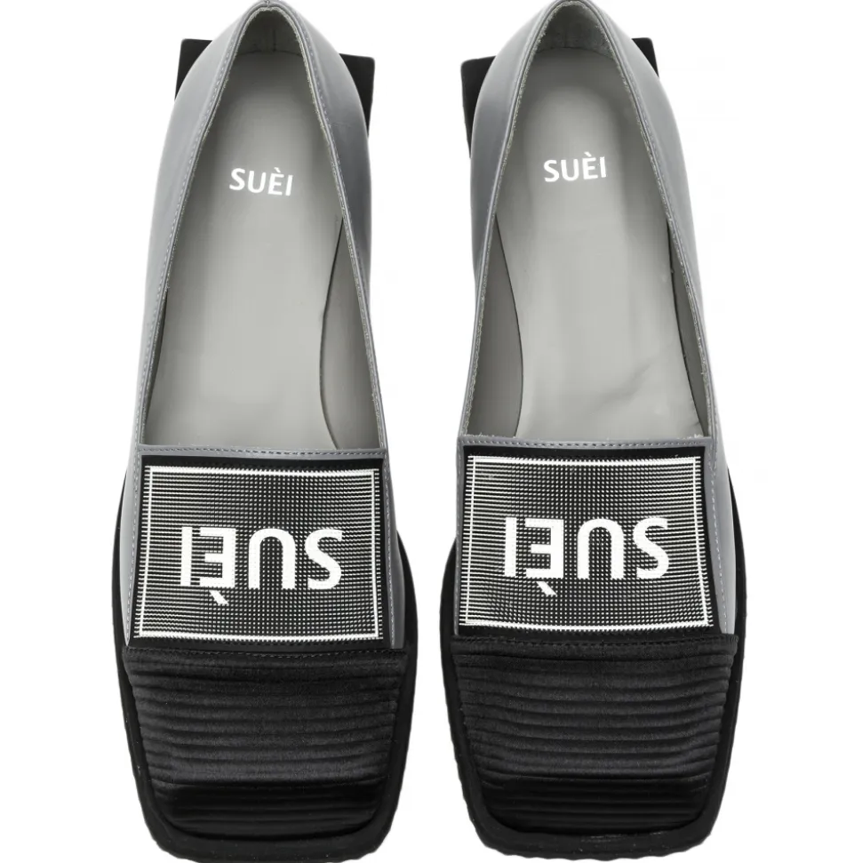Suèi - Loafers With Patch and Squared Heels - Handmade in Italy - Luxury Exclusive Collection - Avvenice