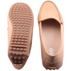 Suèi - Moccasins Colour Cappuccino - Handmade in Italy - Luxury Exclusive Collection - Avvenice