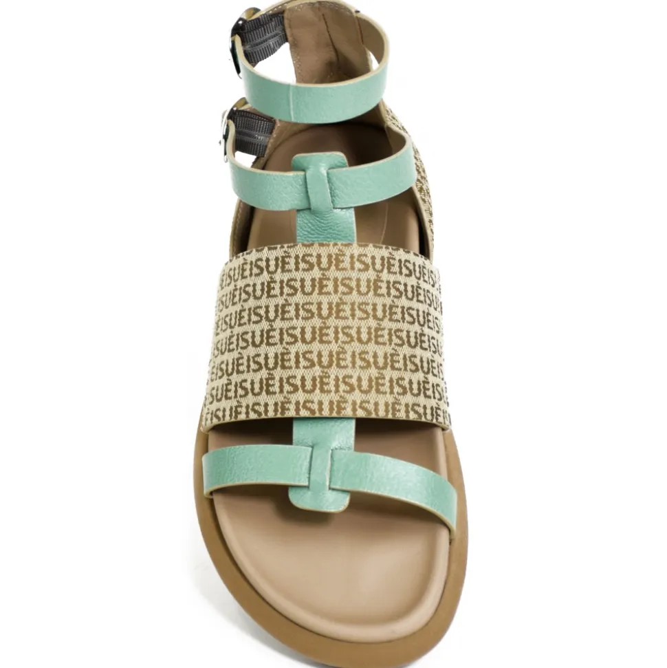 Suèi - Sandals of Bi-Color Jacquard - Handmade in Italy - Luxury Exclusive Collection - Avvenice