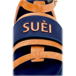 Suèi - Sandals With Velcro Smart/Suèi - Handmade in Italy - Luxury Exclusive Collection - Avvenice