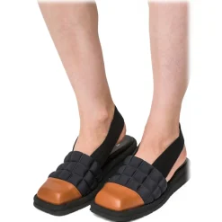 Suèi - Slingback With Squared Toe - Handmade in Italy - Luxury Exclusive Collection - Avvenice