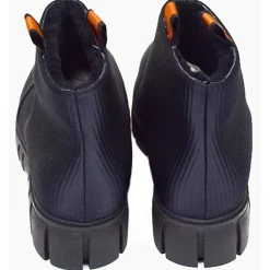 Suèi - Slip-On Boots with Snake - Orange - Black - Handmade in Italy - Luxury Exclusive Collection - Avvenice