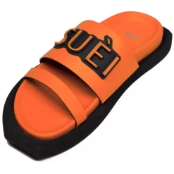 Suèi - Slippers in Orange - Handmade in Italy - Luxury Exclusive Collection - Avvenice
