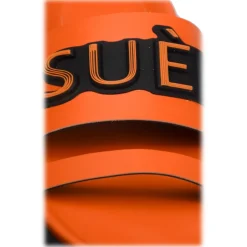 Suèi - Slippers in Orange - Handmade in Italy - Luxury Exclusive Collection - Avvenice