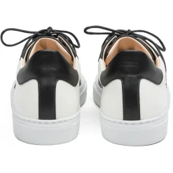 Suèi - Sneakers in Black&white With Gorilla Ribbon - Handmade in Italy - Luxury Exclusive Collection - Avvenice
