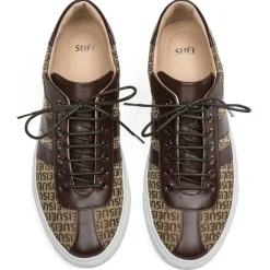 Suèi - Sneakers of Bi-color Jacquard - Milan 1932 - Handmade in Italy - Luxury Exclusive Collection - Avvenice