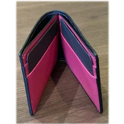 Suèi - Wallet of Crocodile Leather - Fuxia - Handmade in Italy - Luxury Exclusive Collection - Avvenice