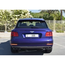 Superior Car Rental - Bentley Bentayga - Blue - Exclusive Luxury Rent - Avvenice