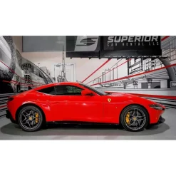 Superior Car Rental - Ferrari Roma - Red - Exclusive Luxury Rent - Avvenice