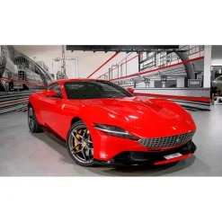 Superior Car Rental - Ferrari Roma - Red - Exclusive Luxury Rent - Avvenice