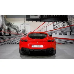 Superior Car Rental - Ferrari Roma - Red - Exclusive Luxury Rent - Avvenice