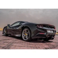 Superior Car Rental - Ferrari F8 Tributo - Black - Exclusive Luxury Rent - Avvenice