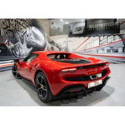 Superior Car Rental - Ferrari 296 GTB - Red - Exclusive Luxury Rent - Avvenice