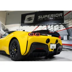 Superior Car Rental - Ferrari SF90 Stradale - Yellow - Exclusive Luxury Rent - Avvenice