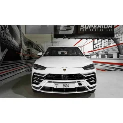 Superior Car Rental - Lamborghini Urus - White - Exclusive Luxury Rent - Avvenice