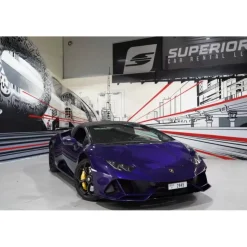 Superior Car Rental - Lamborghini Huracán EVO Spyder - Violet - Exclusive Luxury Rent - Avvenice
