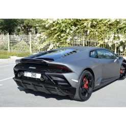 Superior Car Rental - Lamborghini Huracan Evo - Gray - Exclusive Luxury Rent - Avvenice