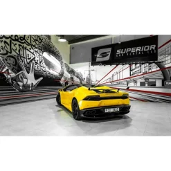 Superior Car Rental - Lamborghini Huracan Spider - Yellow - Exclusive Luxury Rent - Avvenice